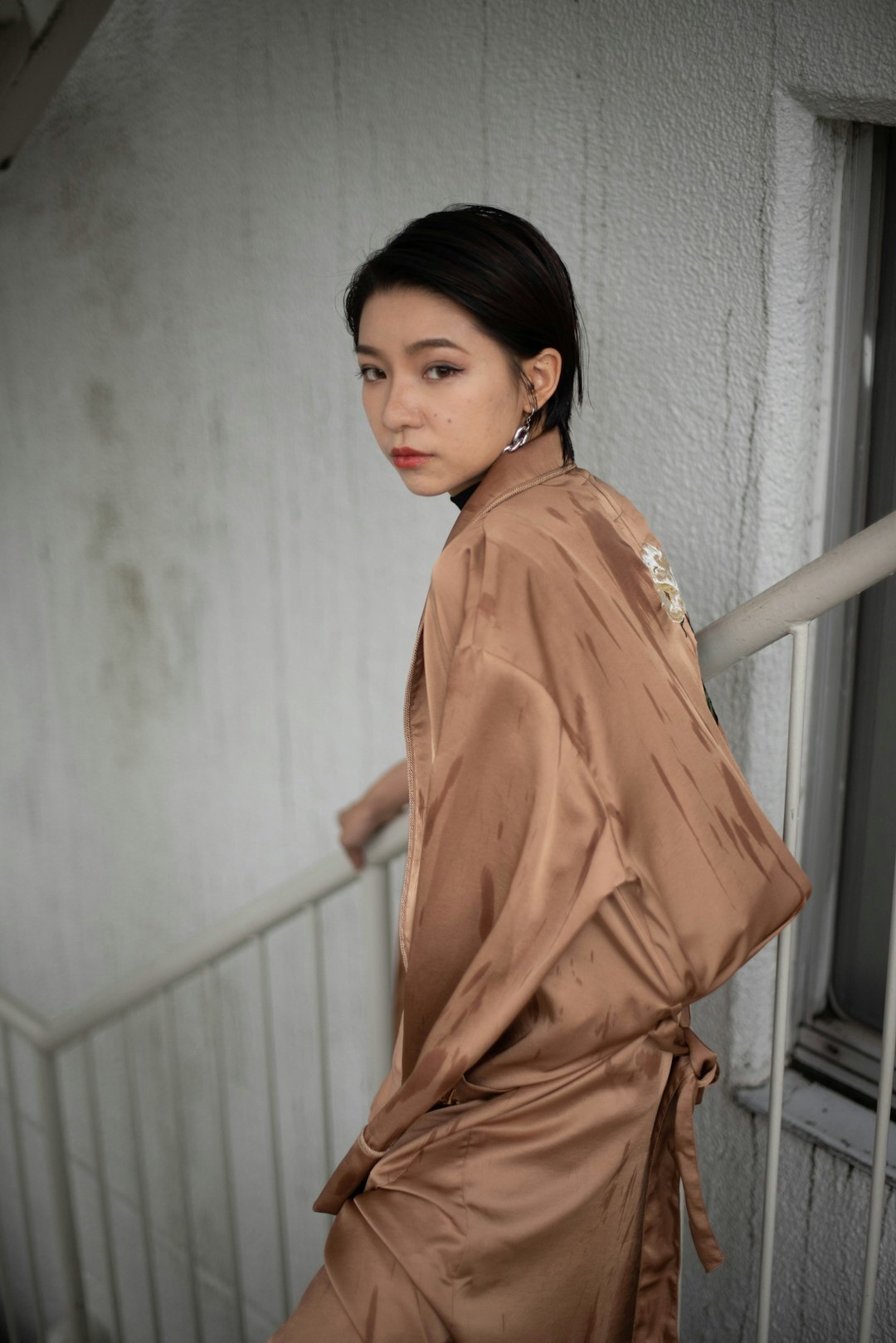 luxury silk robe