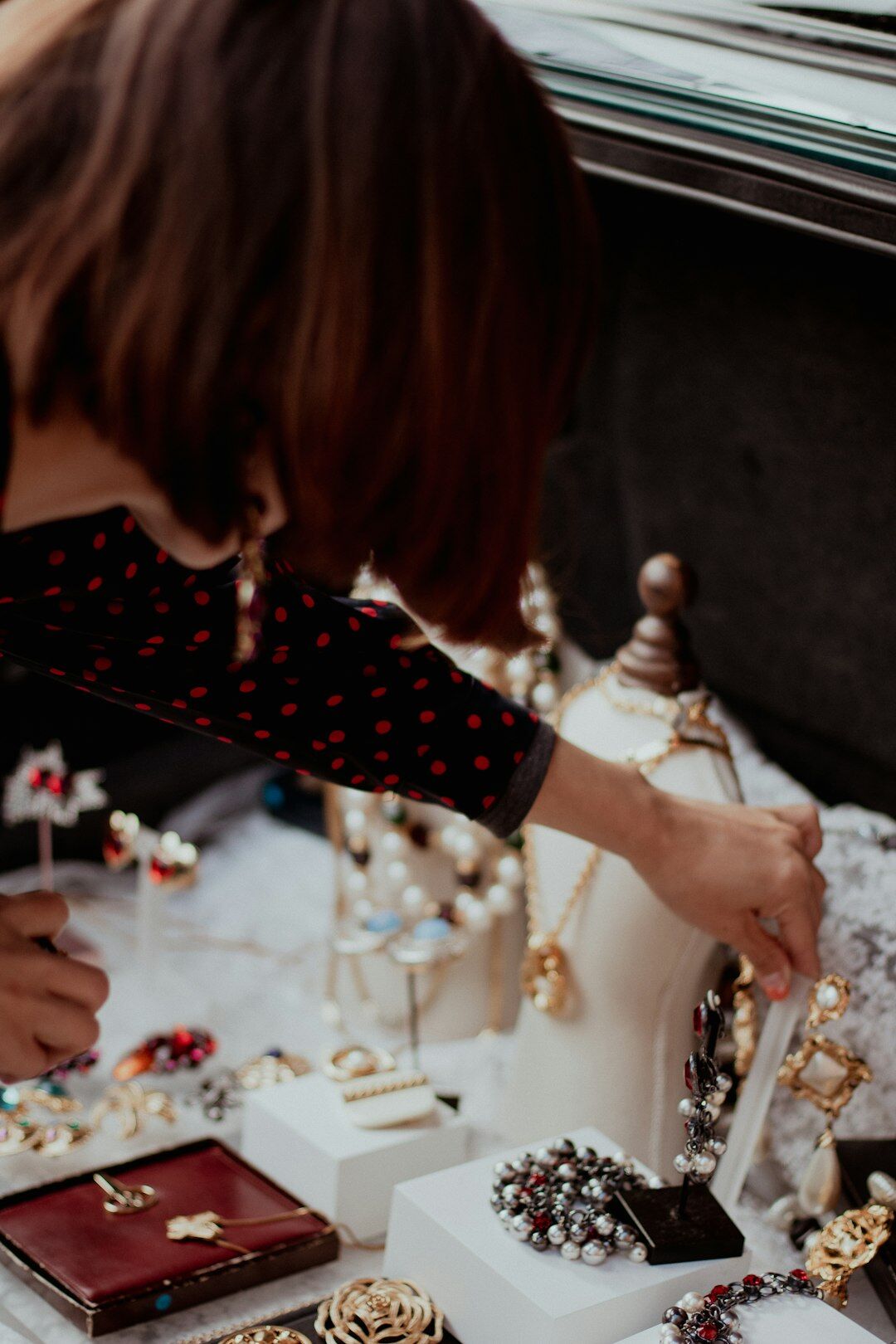 handmade luxury jewelry closeup