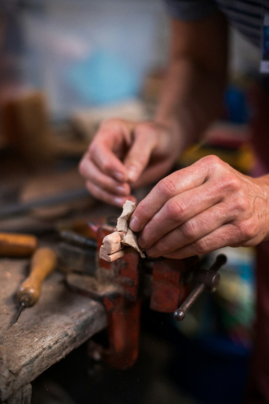 artisan hands working
