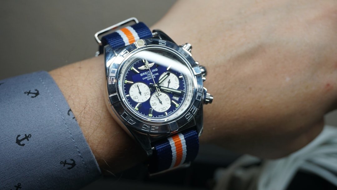 luxury watch on wrist