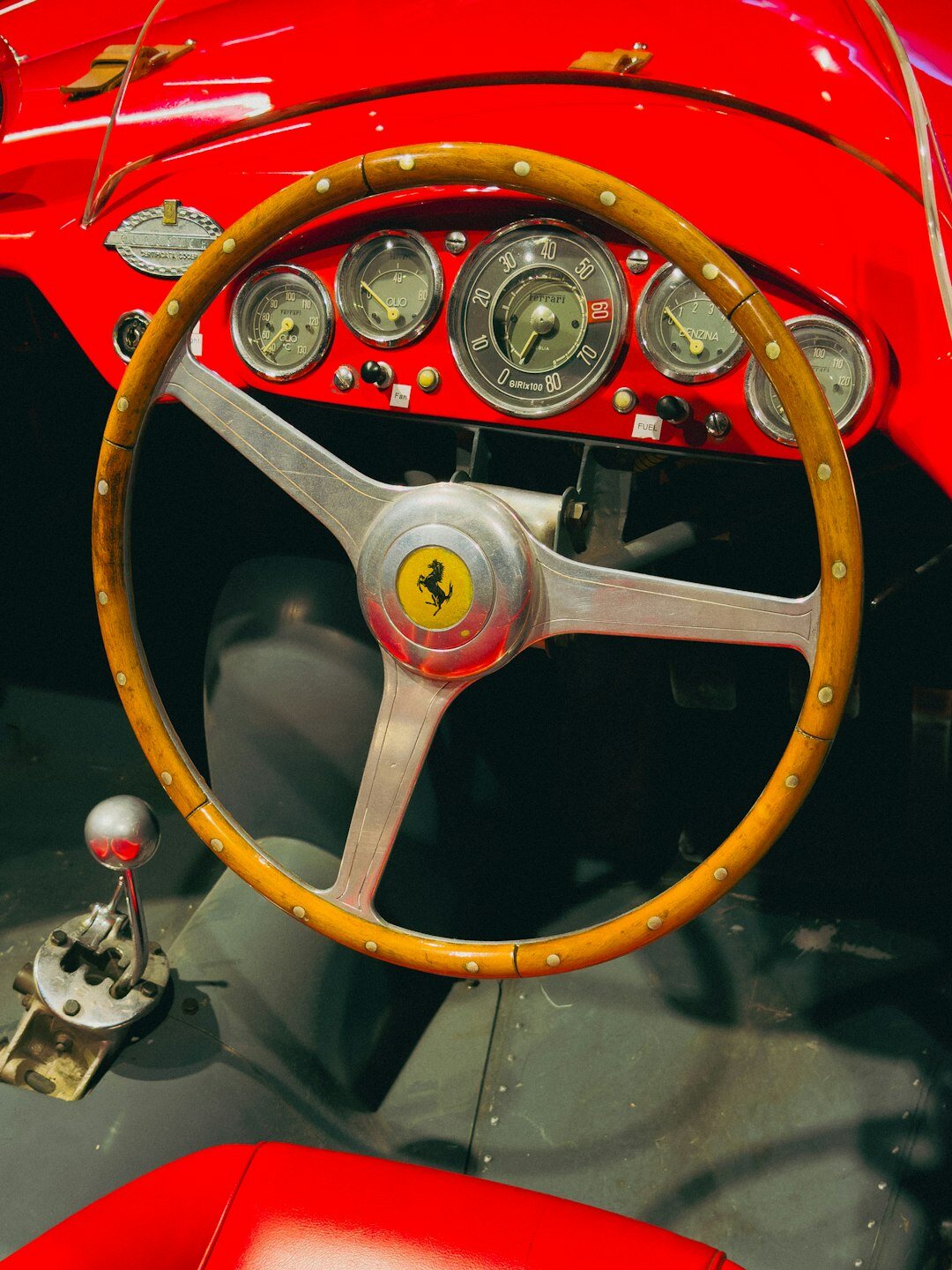 italian luxury car interior